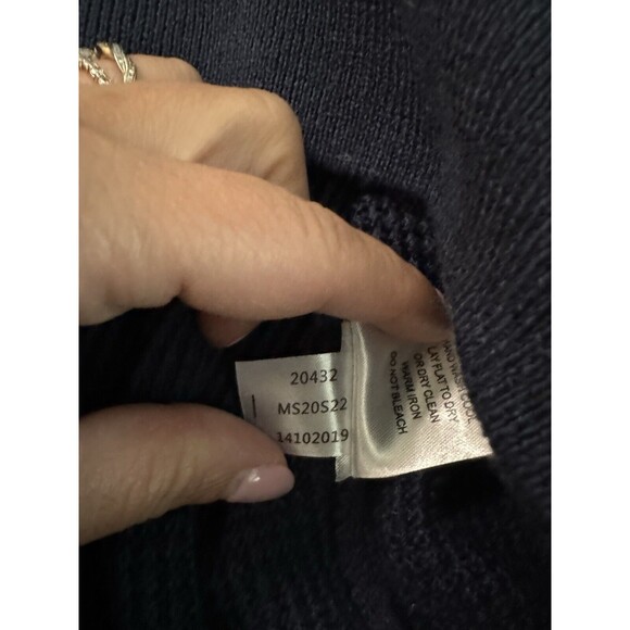 Peter Millar Crown Cool Color Block 1/4 Zip Sweater Wool Linen Blend Size L - Picture 7 of 8